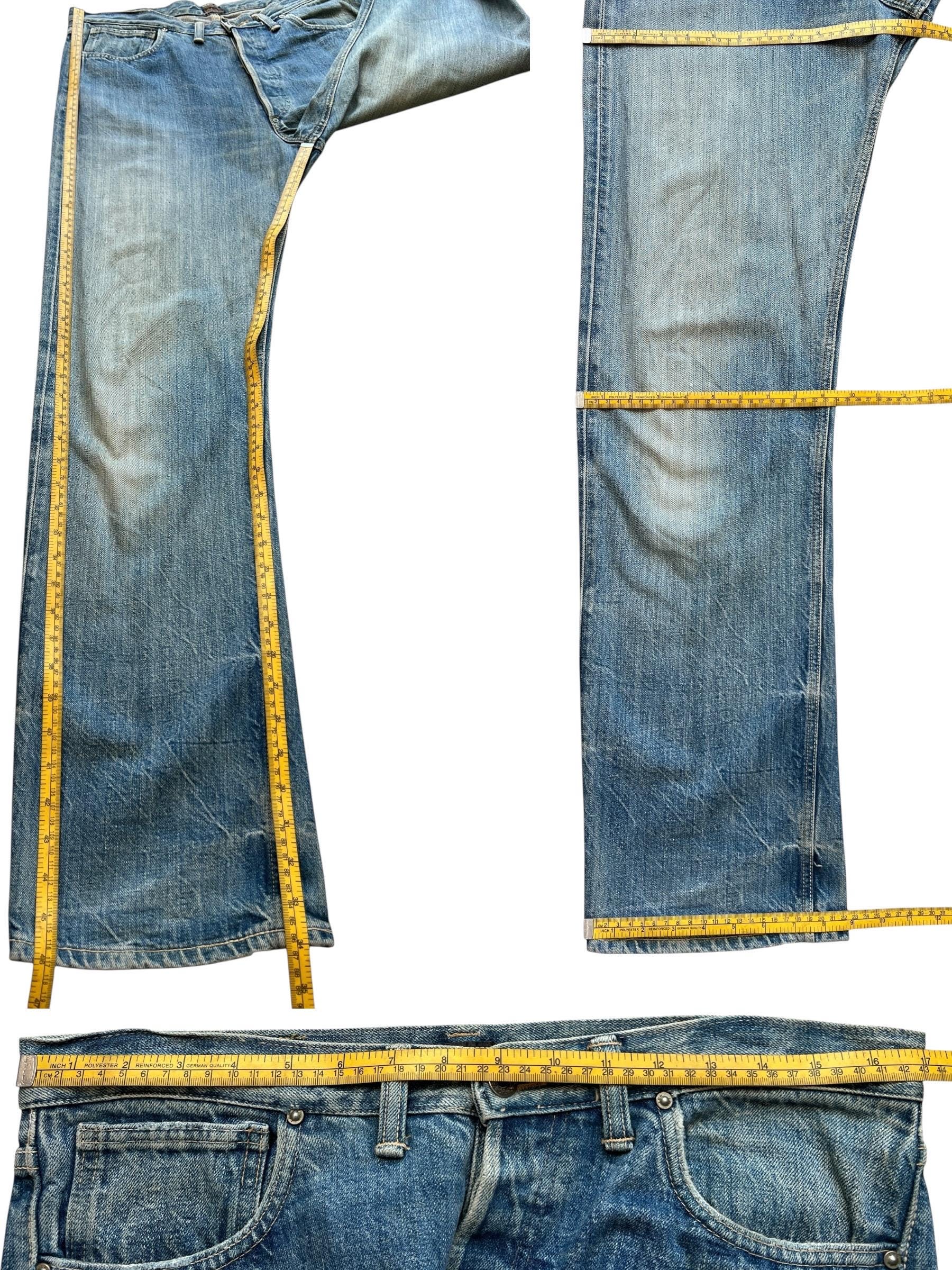 W34 Vintage 90s Lee Rider Selvedge Denim Jeans Lee Rider Japan