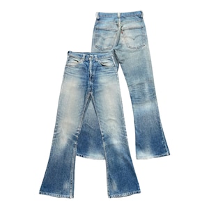 Vintage 70s Levi's 646 Bootcut Stonewash Denim Jeans Vintage 70s