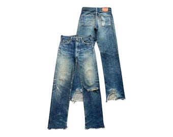 Vintage Levis Silvertab Baggy Cargo Pant Jeans Distressed Ripped