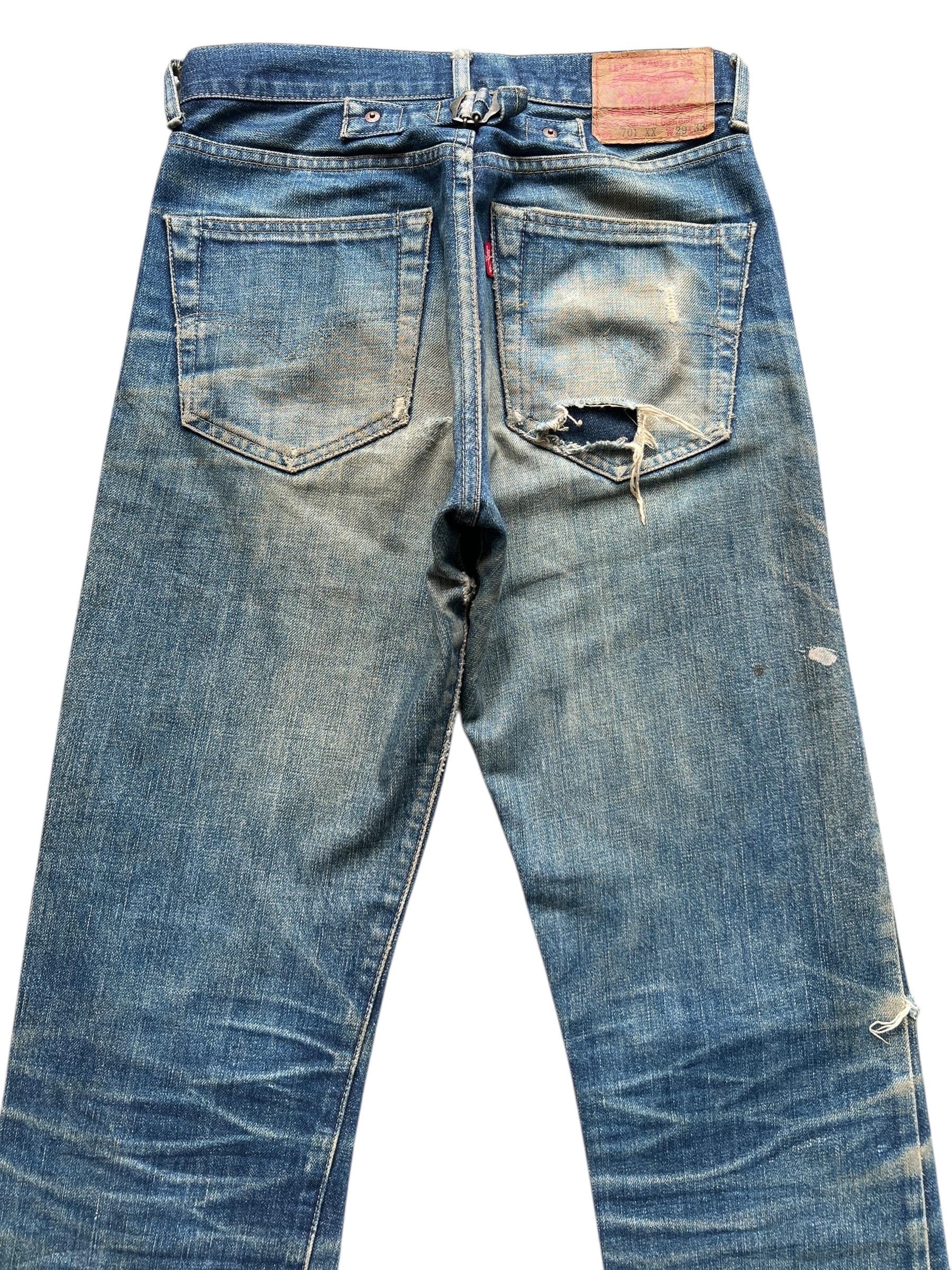 LEVI’S / 90's 702XX 140th selvedge denim Vintage 90s Levi's 702xx Selvedge Buckle Back Denim Jeans Levis