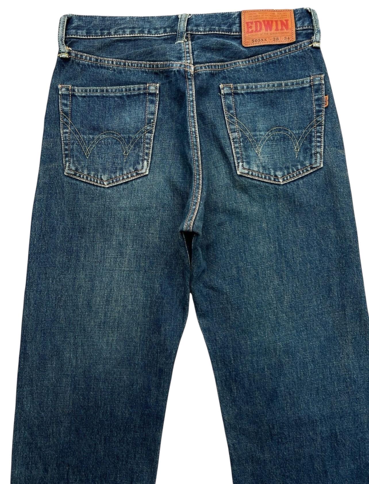 29x34 Vintage 90s Edwin 505XX Japan Selvedge Denim Jeans Edwin