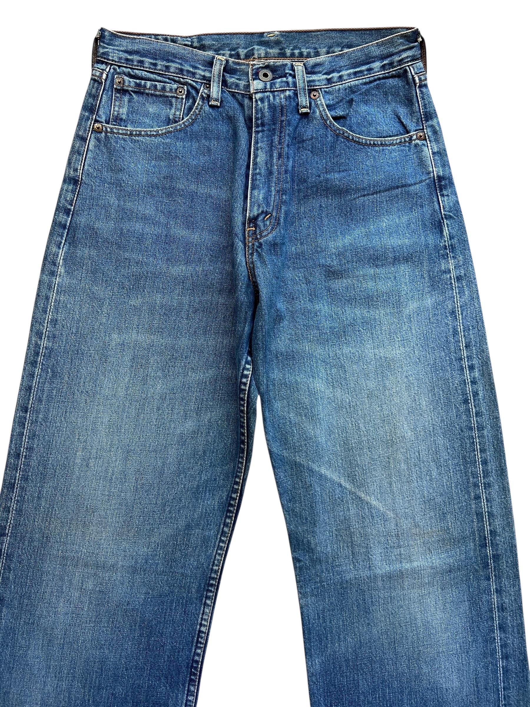 W30 Vintage 90s Levi's 504 Wide Selvedge Denim Jeans Levis