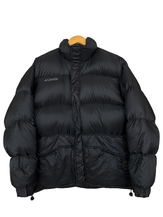 Vintage Columbia Puffer Jacket Columbia Small Logo Black Vintage Columbia Puffer Jacket Columbia Small Logo Black