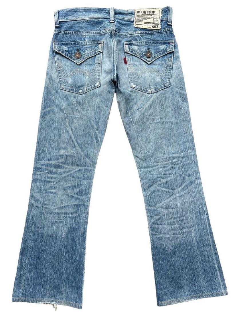 EDWIN 503ディスプレイ置き物　非売品 Vintage Edwin 503 Blue Trip Japan Flare Denim Jeans Edwin Bootcut