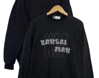 Vintage Kansai Man by KANSAI YAMAMOTO Embroidery Logo Sweatshirt
