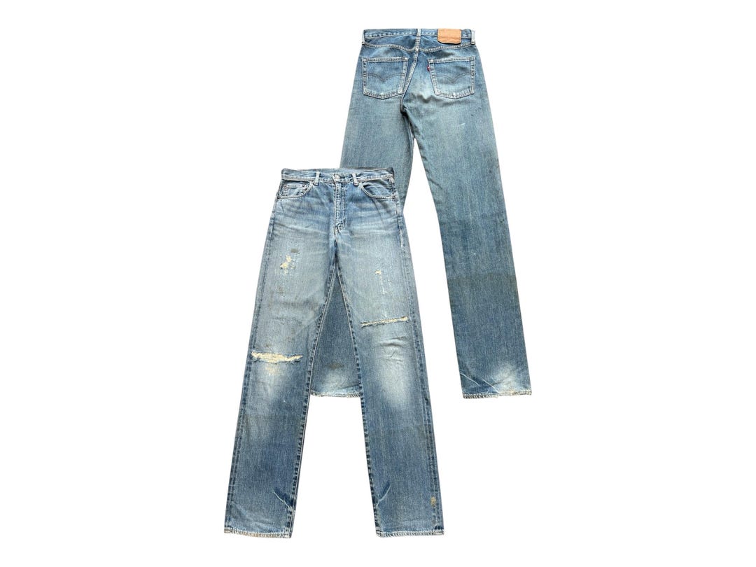 Vintage 90s Levi's 502 Big E Selvedge Denim Jeans Levis 502