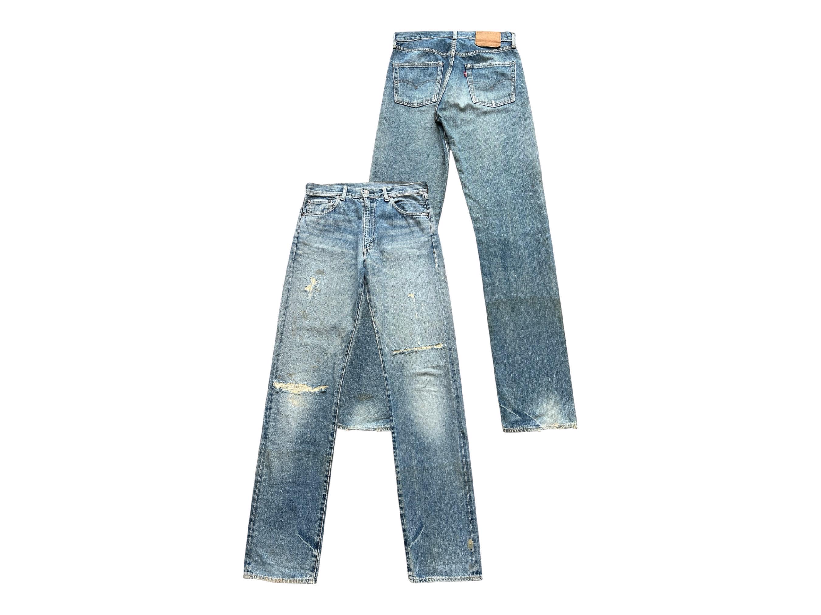 LEVI’S / 90's 502XX selvedge denim pants Vintage 90s Levi's 502 Big E Selvedge Denim Jeans Levis 502