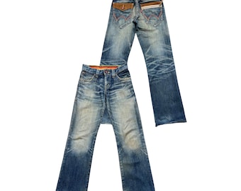 Vintage Edwin Exclusive XV Japan Flare Denim Jeans Edwin