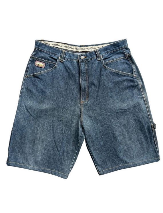 Vintage 2000s Pelle Pelle Marc Buchanan Baggy Shorts Denim Jeans