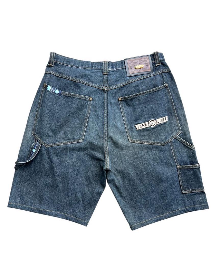 Vintage 2000s Pelle Pelle Marc Buchanan Baggy Shorts Denim Jeans