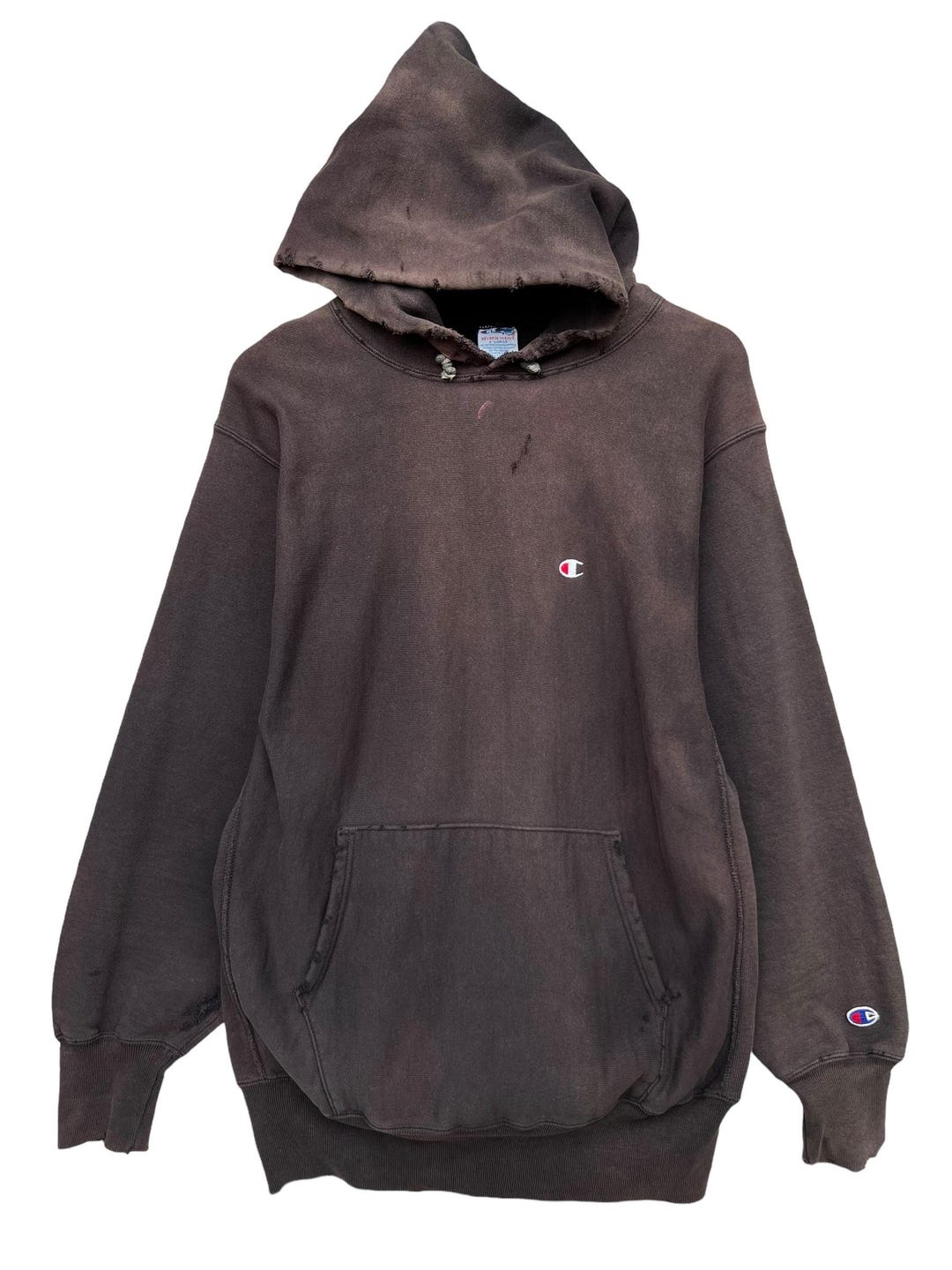 Vintage 90s Champion Reverse Weave Distressed Hoodie Vintage Vintage 90s Champion Reverse Weave Distressed Hoodie Vintage