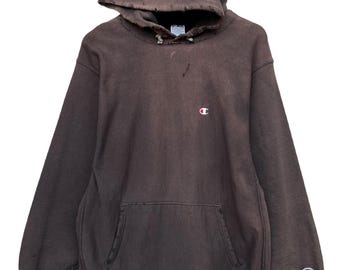 90s Champion broken“ダメージ”XXL“Boro sweat - メルカリ