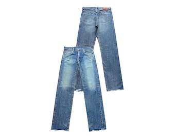 W30 Vintage 90s Levi's 702xx Selvedge Buckle Back Denim Jeans