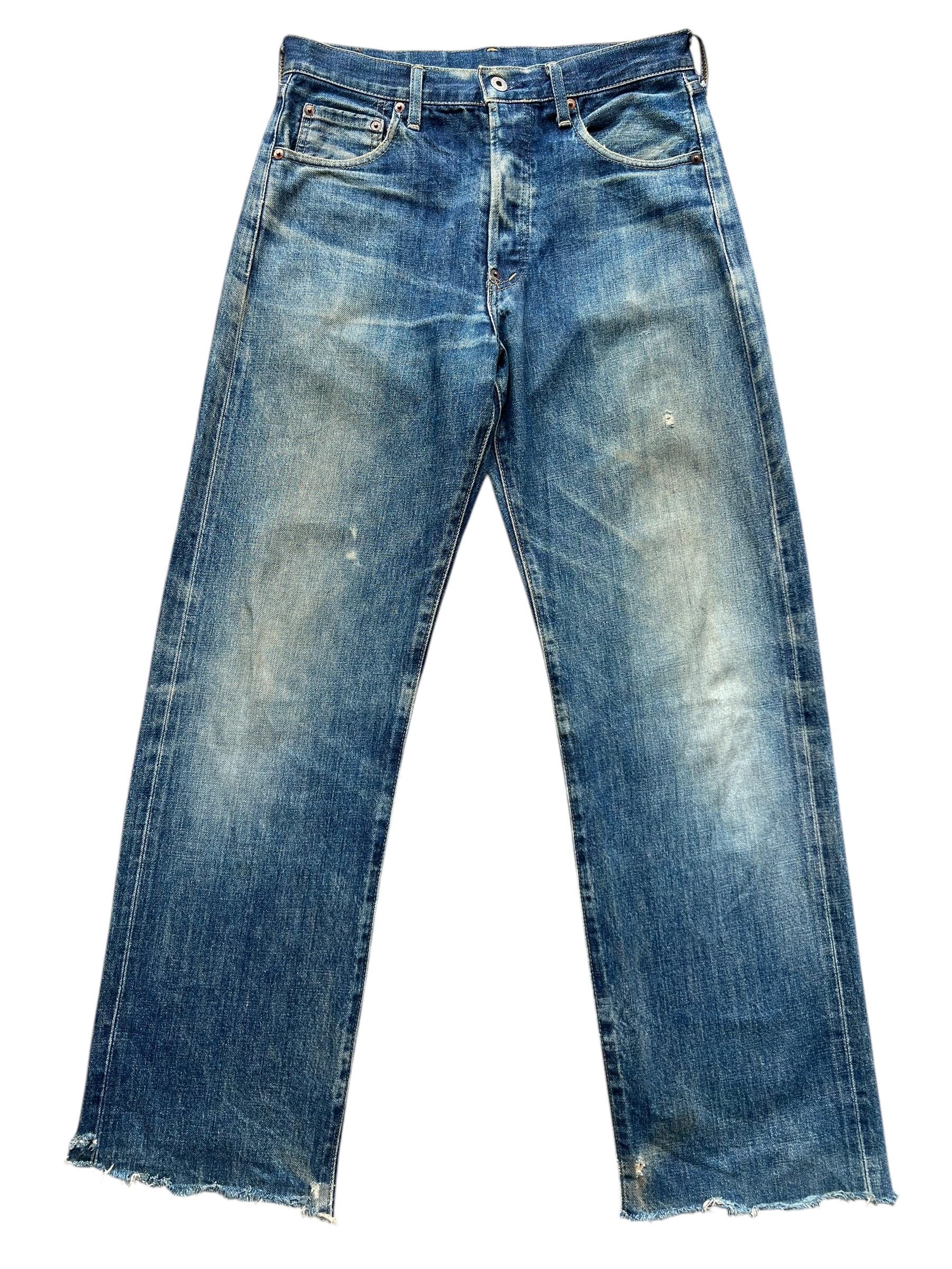 Vintage 90s Levi's 702xx Selvedge Buckle Back Denim Jeans Levis