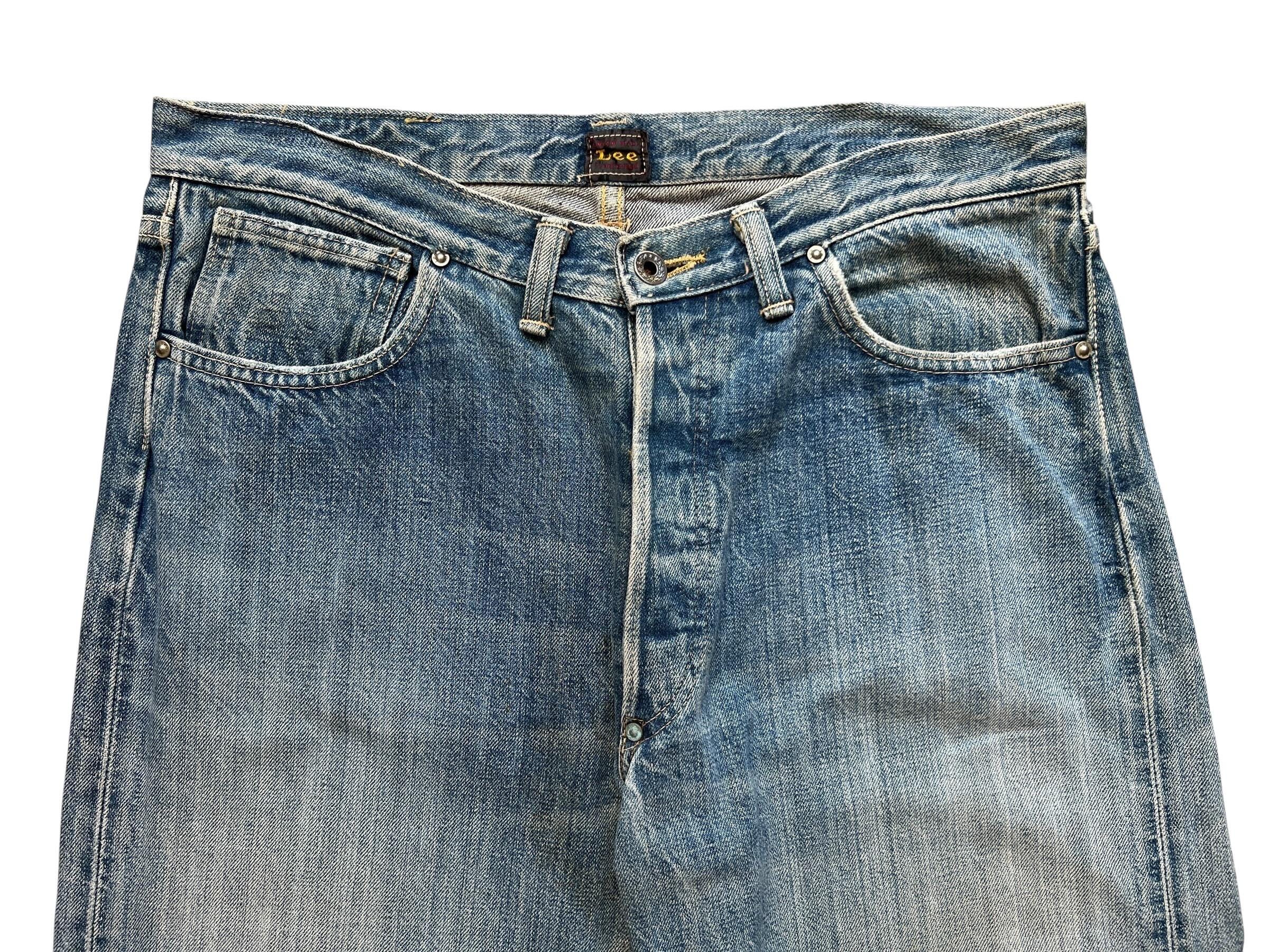 W34 Vintage 90s Lee Rider Selvedge Denim Jeans Lee Rider Japan