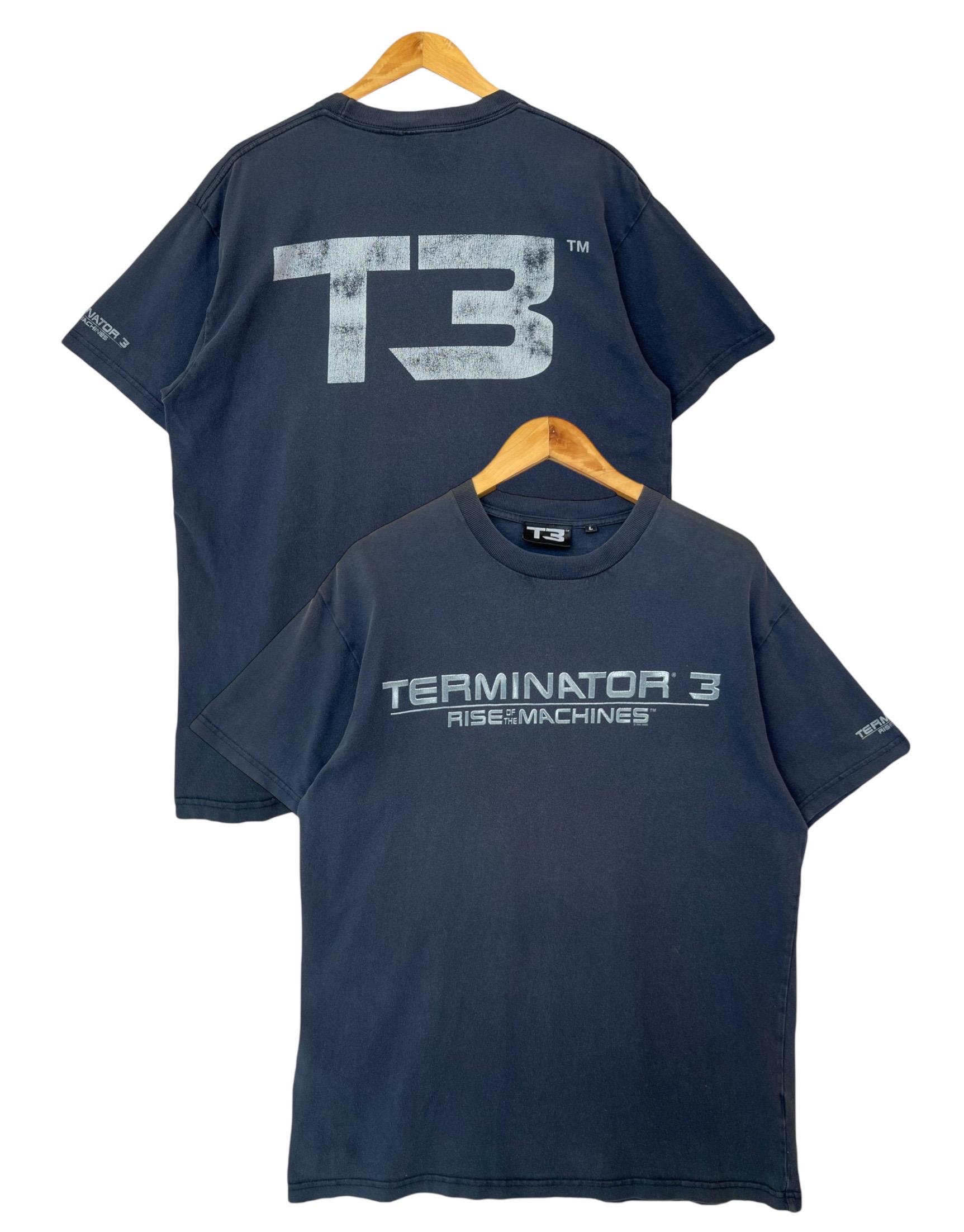Vintage 2000s Terminator Rise of the Machine T3 Film Movie Shirt