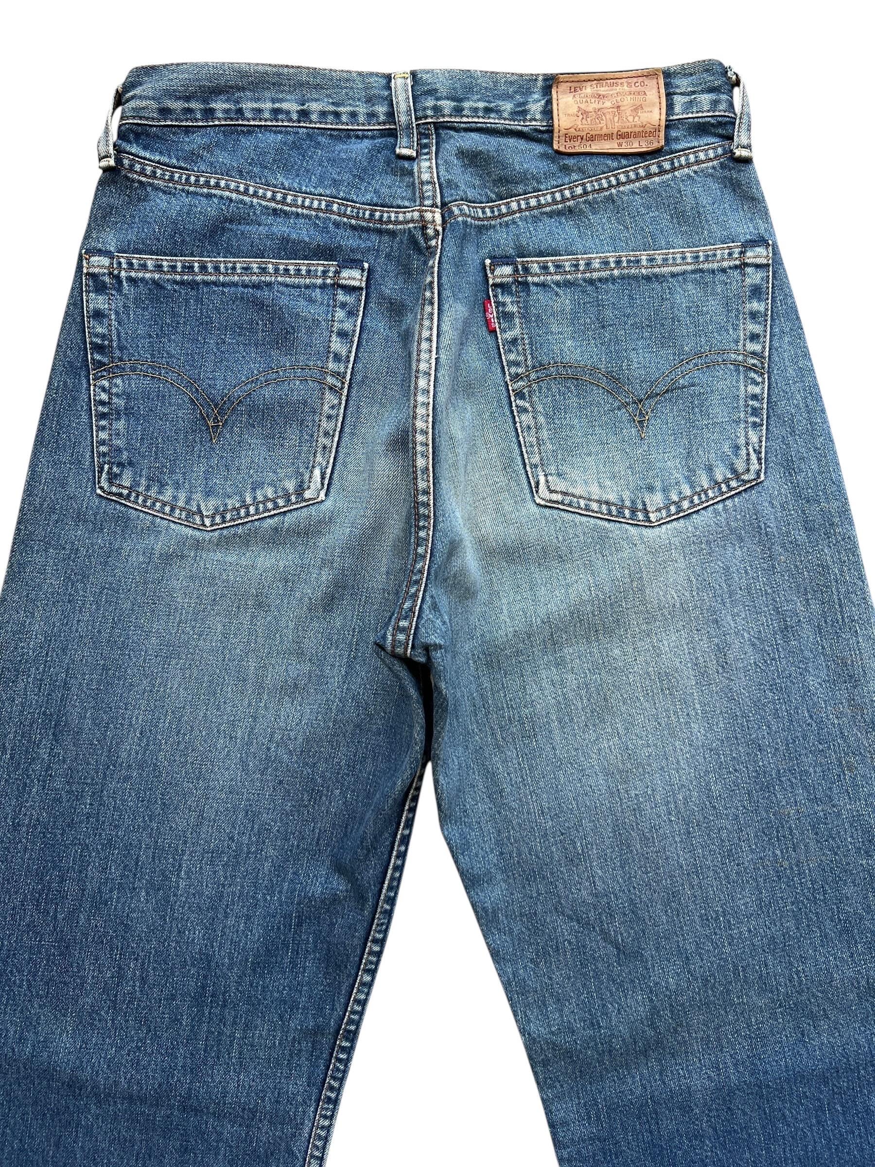 W30 Vintage 90s Levi's 504 Wide Selvedge Denim Jeans Levis