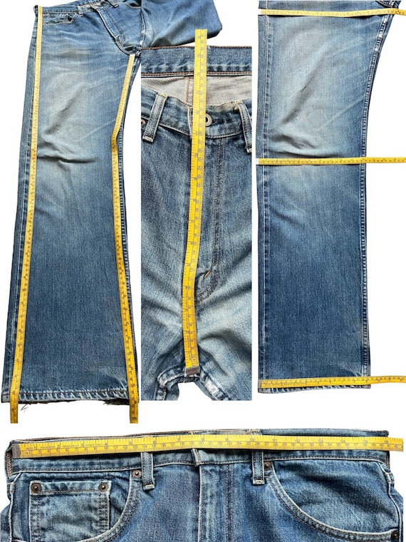 Vintage 90s Levi's 504 Wide Selvedge Denim Jeans Levis Mudwash