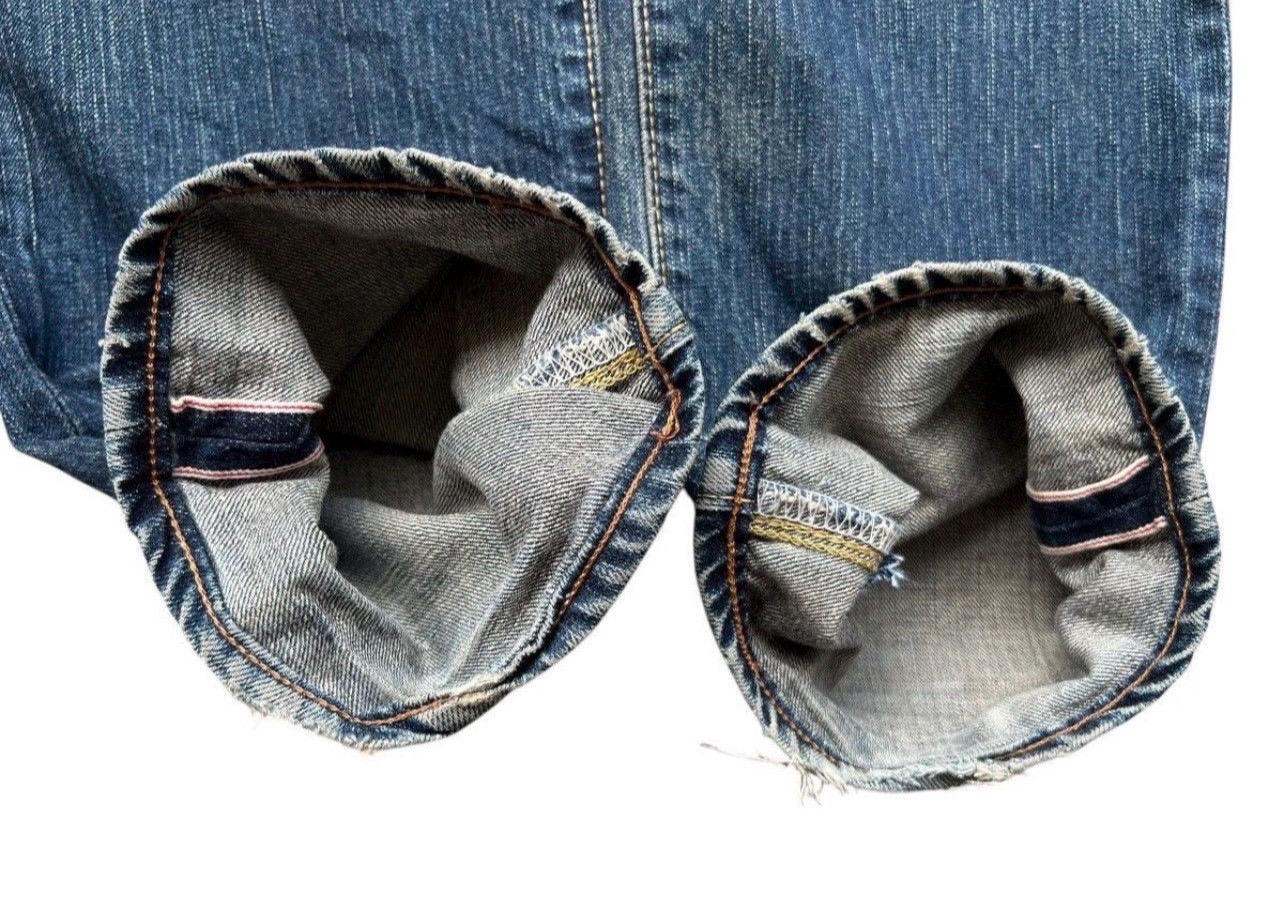 Vintage Edwin 505ZXX Japan Selvedge Denim Jeans Edwin Distressed