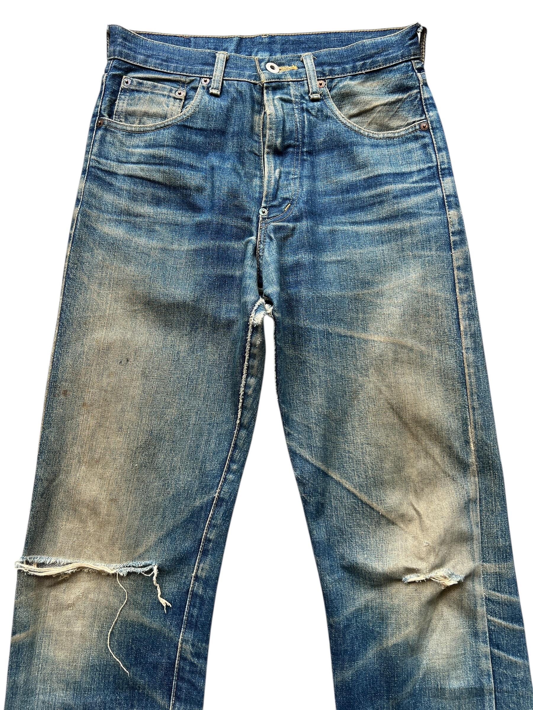 Vintage 90s Levi's 702xx Selvedge Buckle Back Denim Jeans Levis
