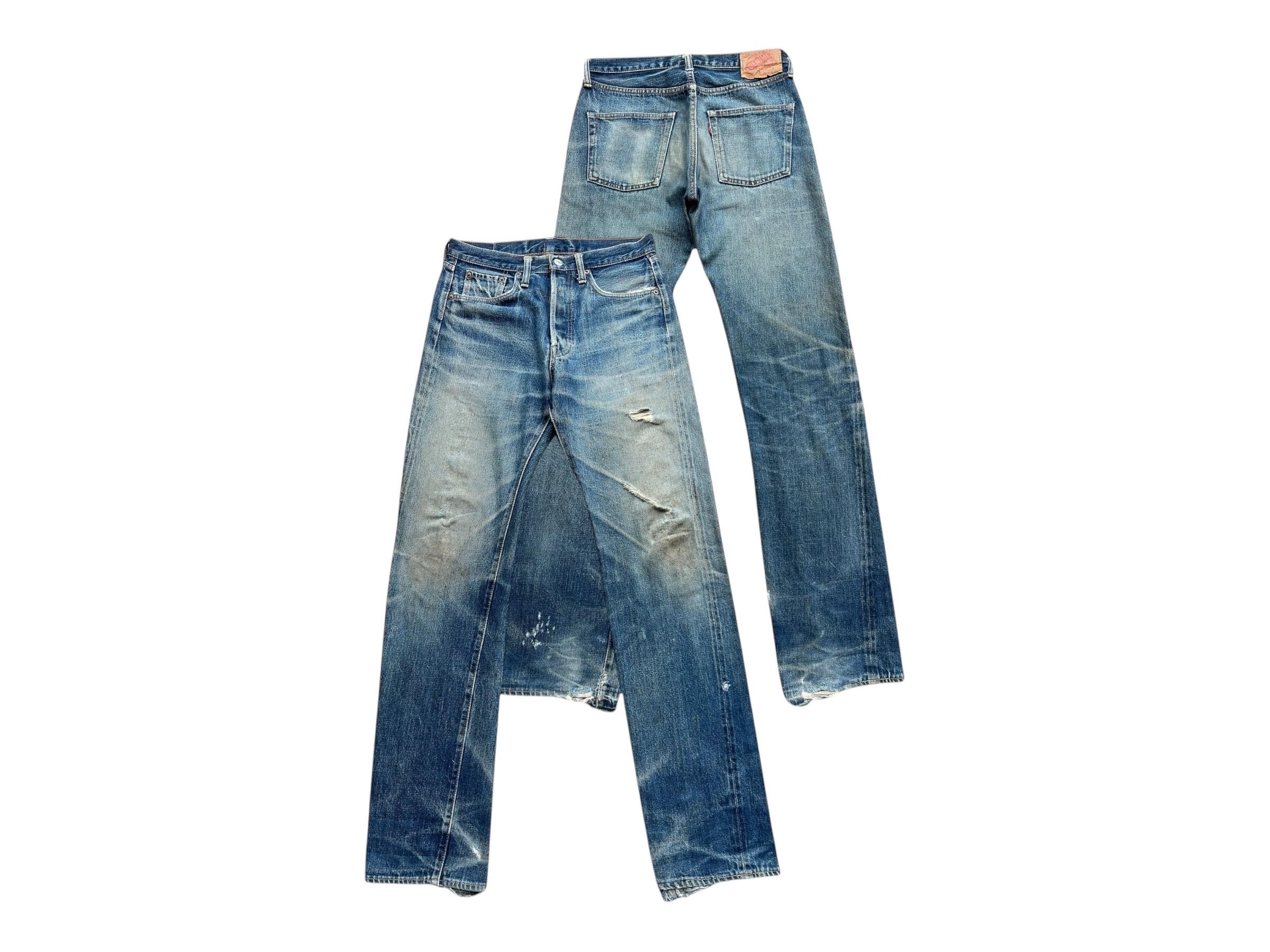 1990s 旧DENIME SELVEDGE DENIM PANTS A178 1990s 旧DENIME SELVEDGE DENIM PANTS A178