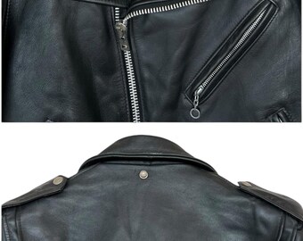 Vintage 80s Schott Perfecto Leather Jacket Schott Perfecto Double