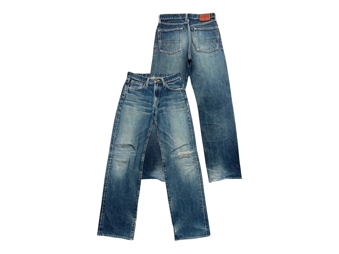 W30 Vintage Edwin 505X Japan Selvedge Denim Jeans Edwin Distressed