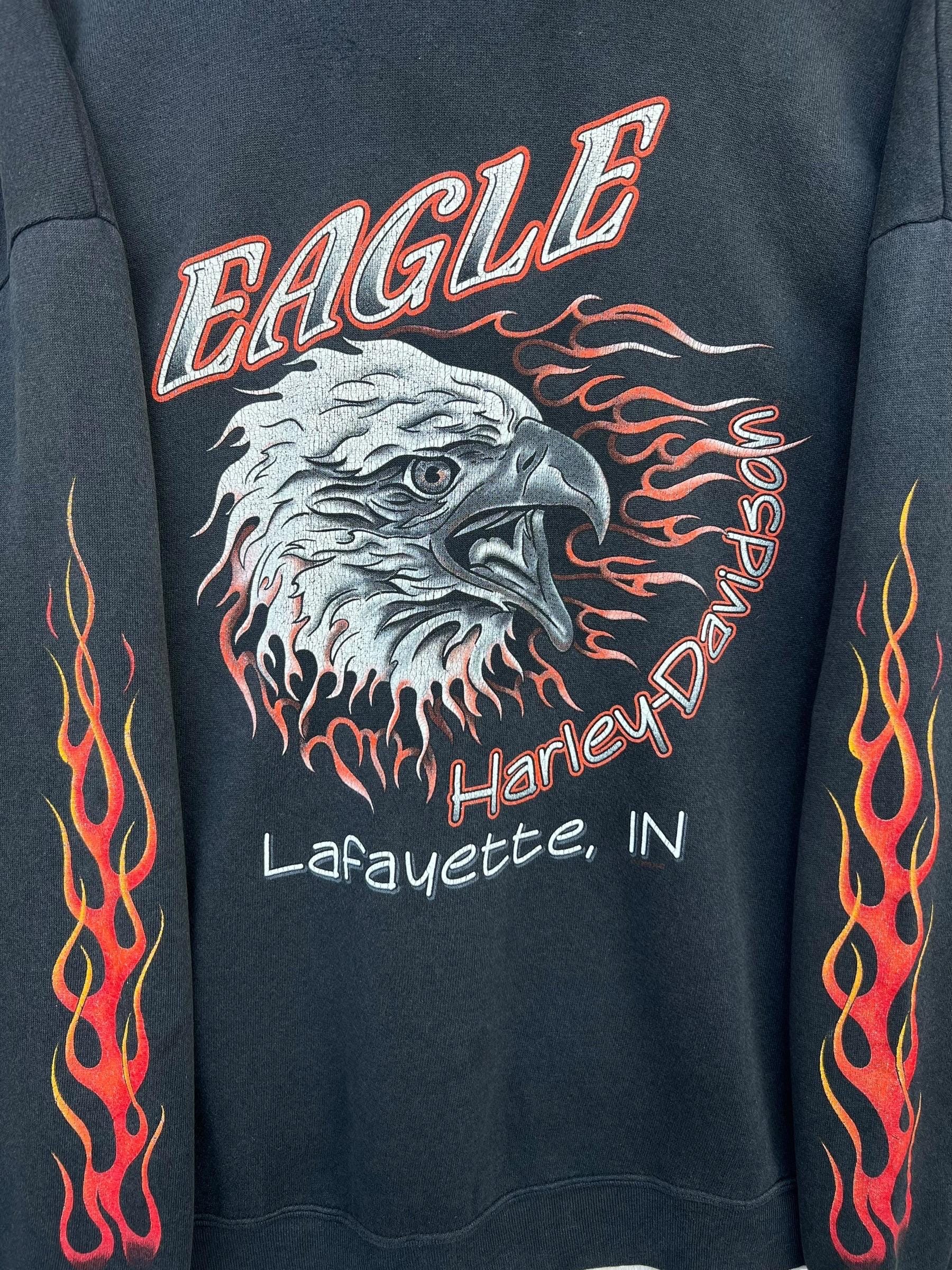 Vintage 90s Harley Davidson Flame Hoodie Vintage Harley Vintage 90s Harley Davidson Flame Hoodie Vintage Harley
