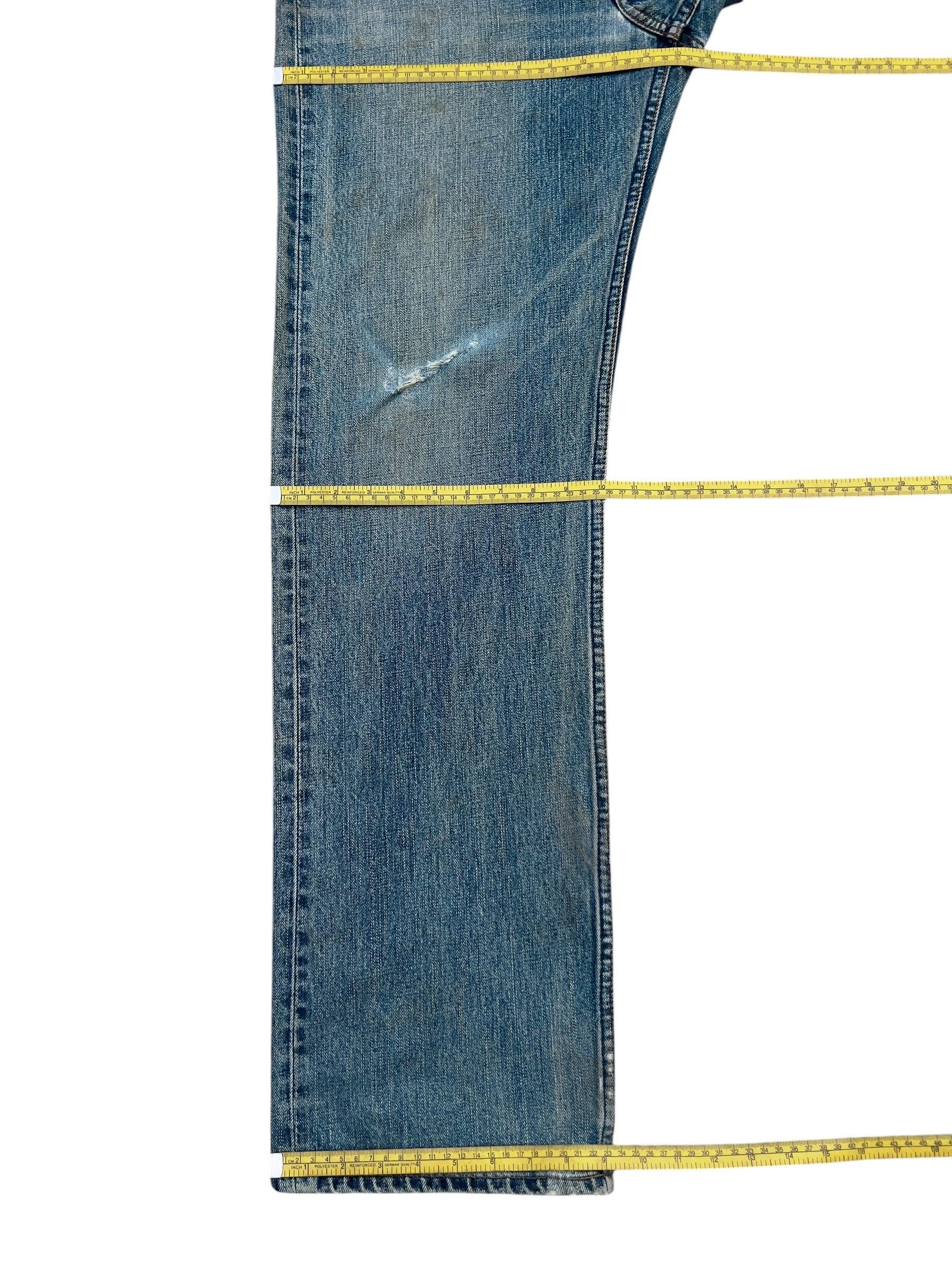 W32 Vintage 90s Levi's 504 Wide Baggy Denim Jeans Levis Mudwash