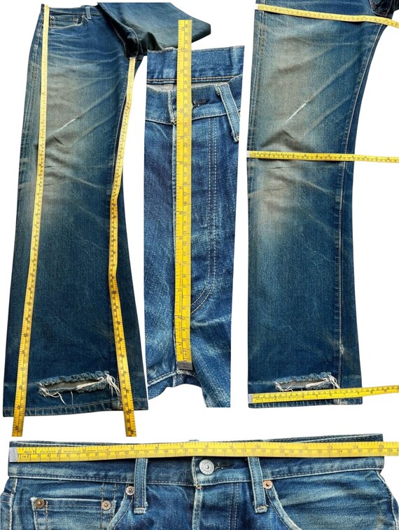 30x33 Vintage 90s Canton Japan Selvedge Distressed Denim Jeans