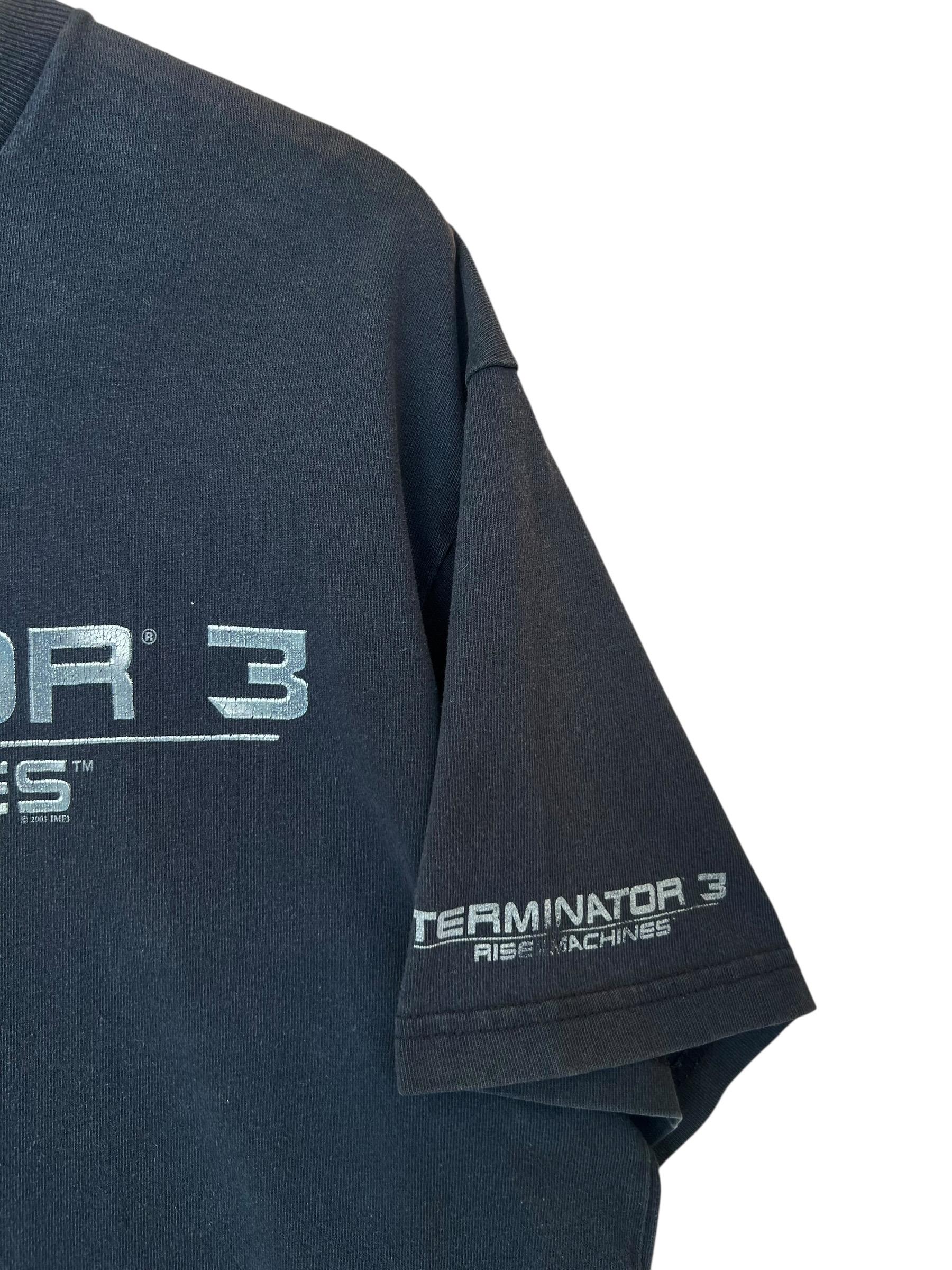 Vintage 2000s Terminator Rise of the Machine T3 Film Movie Shirt
