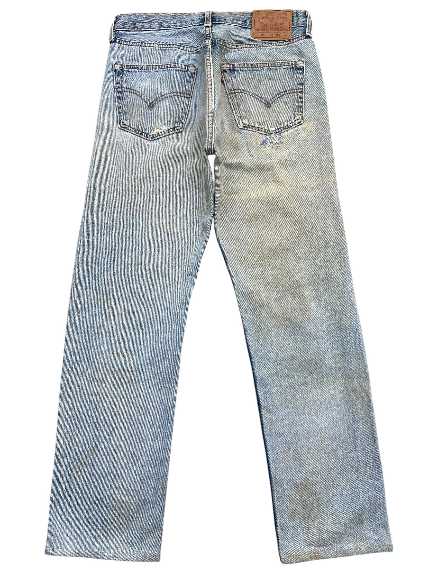 Vintage 90s Levi's 501 Distressed Denim Jeans Vintage Levis 501