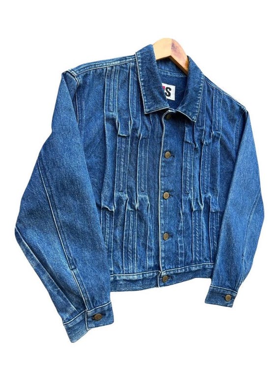 IS イッセイミヤケ　ヴィンテージ　デニムジャケット　80’s ヴィンテージ 80年代 イッセイミヤケ デニムジャケット ヴィンテージ