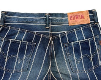 Vintage Edwin 505ZXX Japan Selvedge Denim Jeans Edwin Distressed