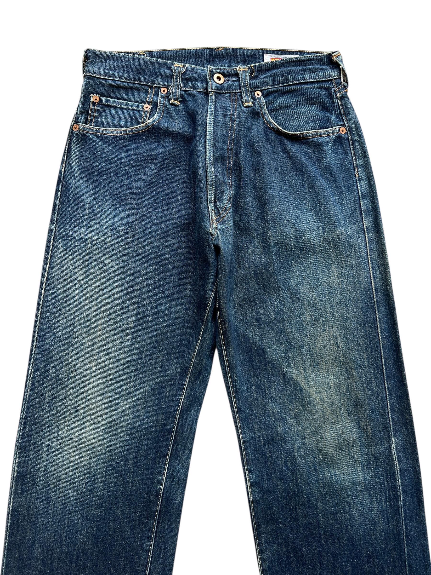 Vintage 90s Big John Selvedge Denim Jeans Leather Tag Big John 