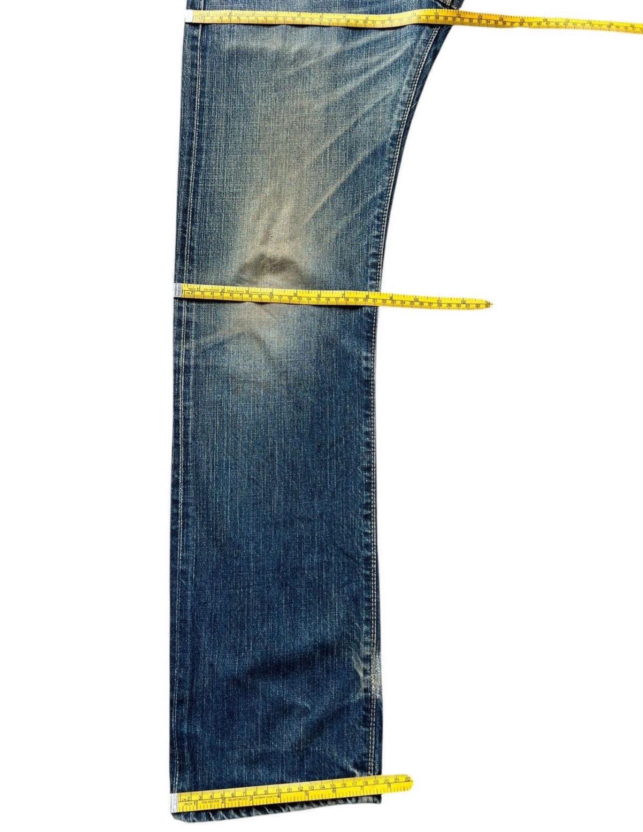 Vintage Edwin 505ZXX Japan Selvedge Denim Jeans Edwin Distressed