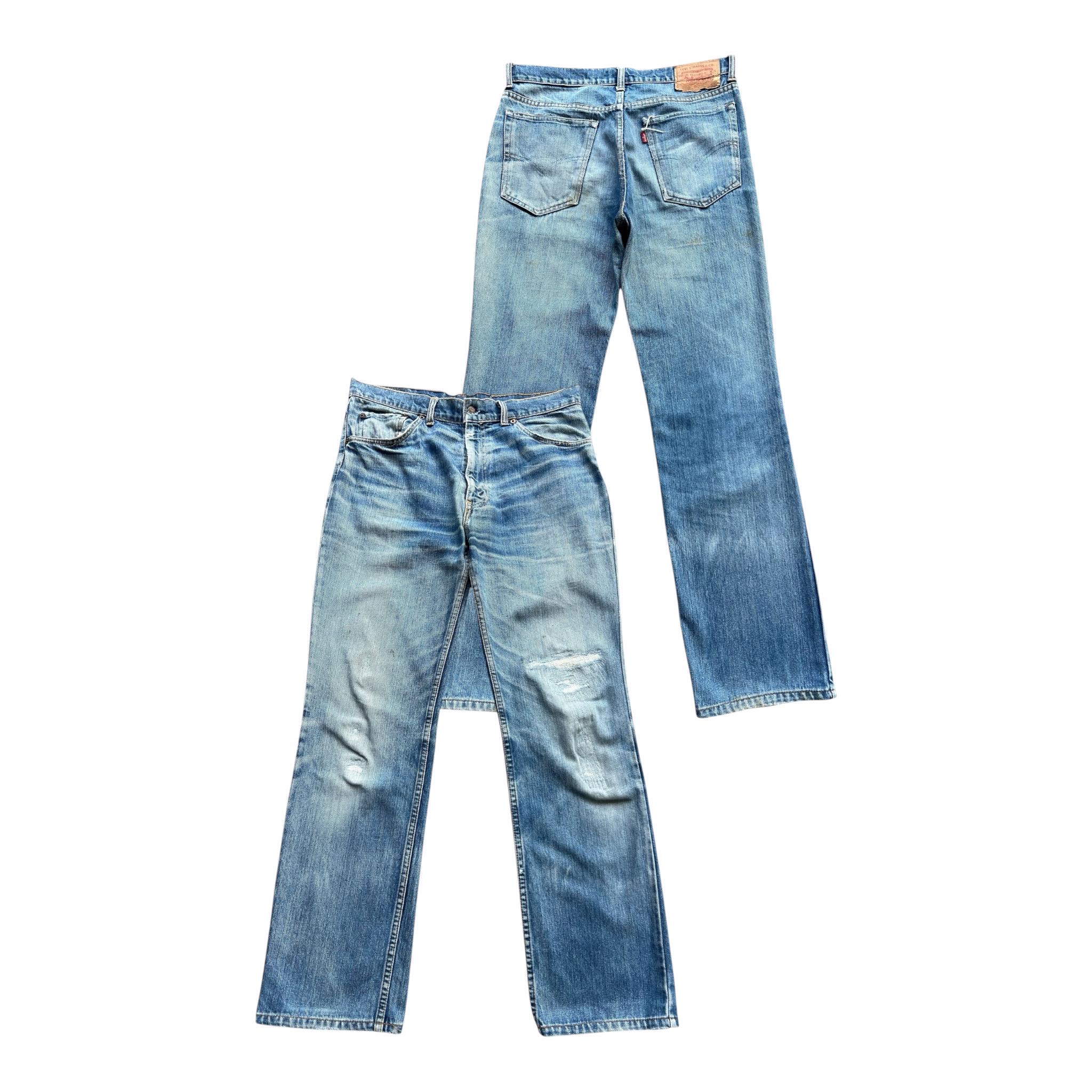 米国製 505 W33 MADE IN THE USA Levi's W33 Vintage 90s Levi's 505 Made in Usa Stone Wash Denim Jeans