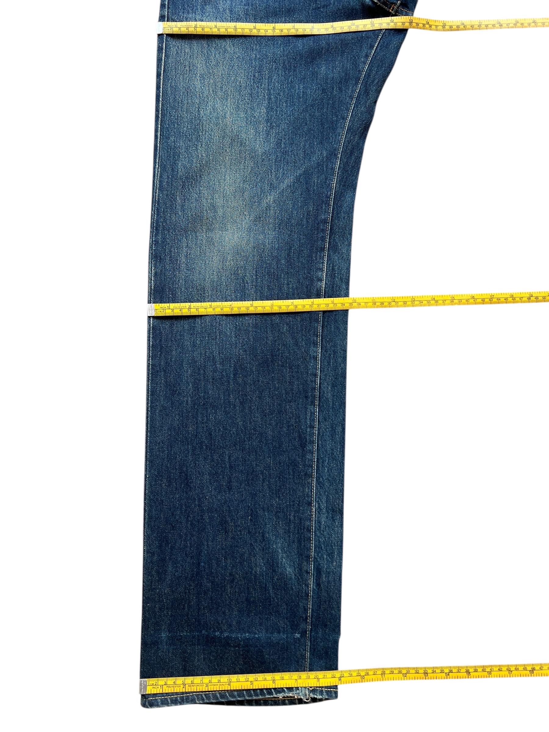 Vintage 90s Big John Selvedge Denim Jeans Leather Tag Big John