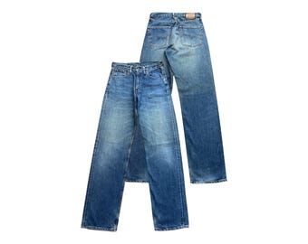 W30 Vintage 90s Levi's 702xx Selvedge Buckle Back Denim Jeans