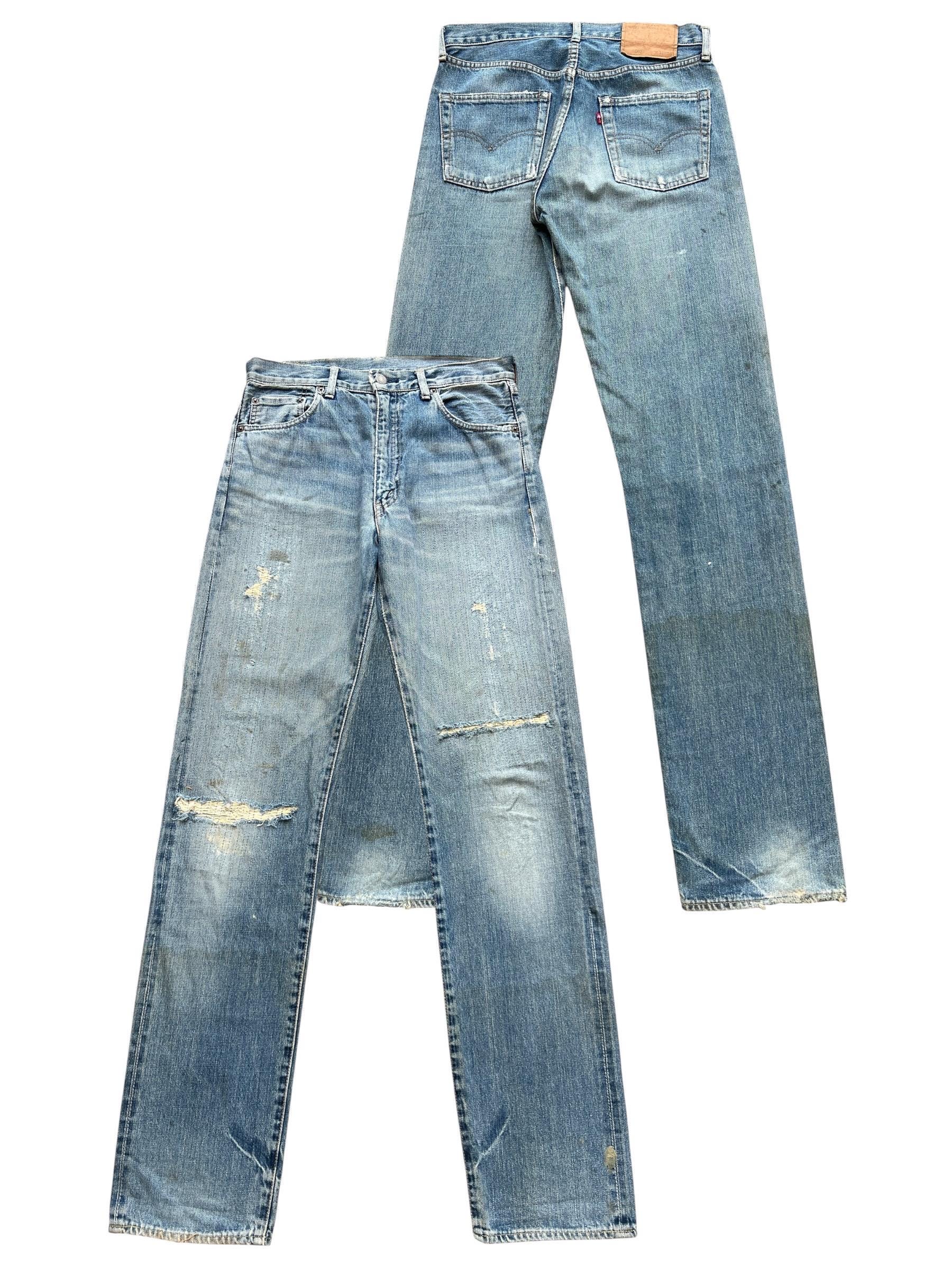 Vintage 90s Levi's 502 Big E Selvedge Denim Jeans Levis 502