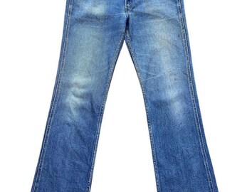 Size 30x32 Vintage Levi's 517 Black Bootcut Jeans Light