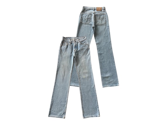 W29 Vintage 90s Levi's 517 USA Bootcut Denim Jeans Levis 517 Distressed Flare Jeans Vintage Levis 517 Mudwash Bootcut Denim Jeans 29x33