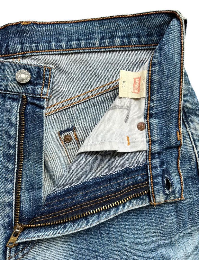 Vintage 90s Levi's 504Z Big E Selvedge Denim Jeans Levis Mudwash