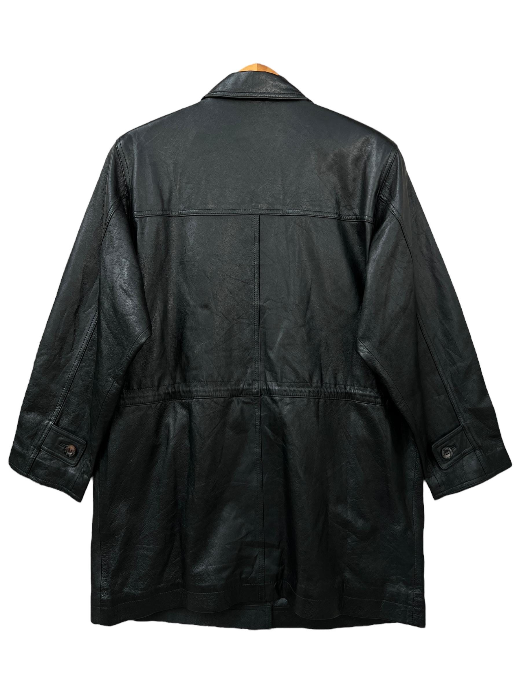 Vintage Gianni Valentino Leather Jacket Vintage Leather Black