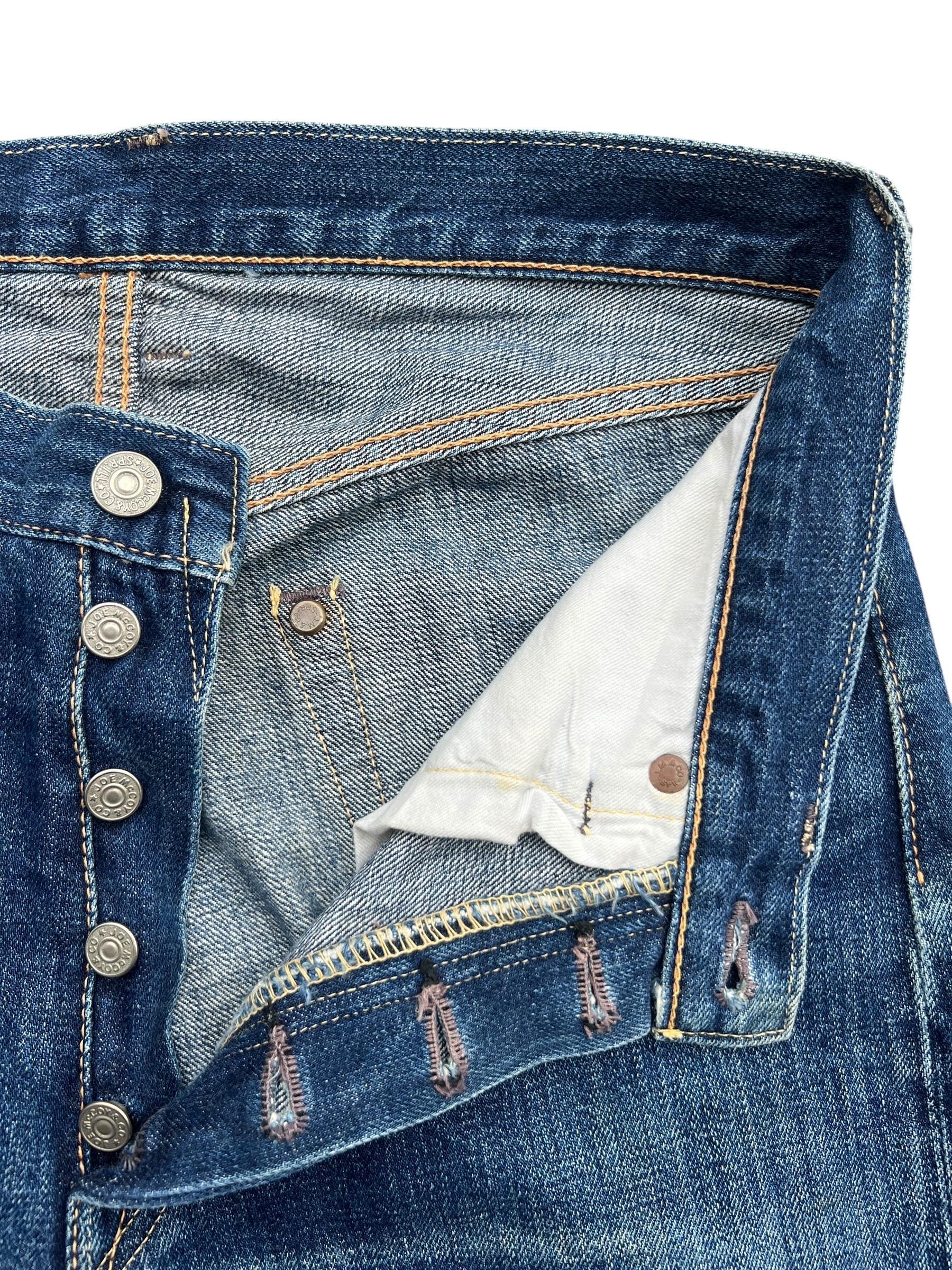 Vintage 90s Real Joe Mccoy & Co 906 Japan Selvedge Denim Jeans