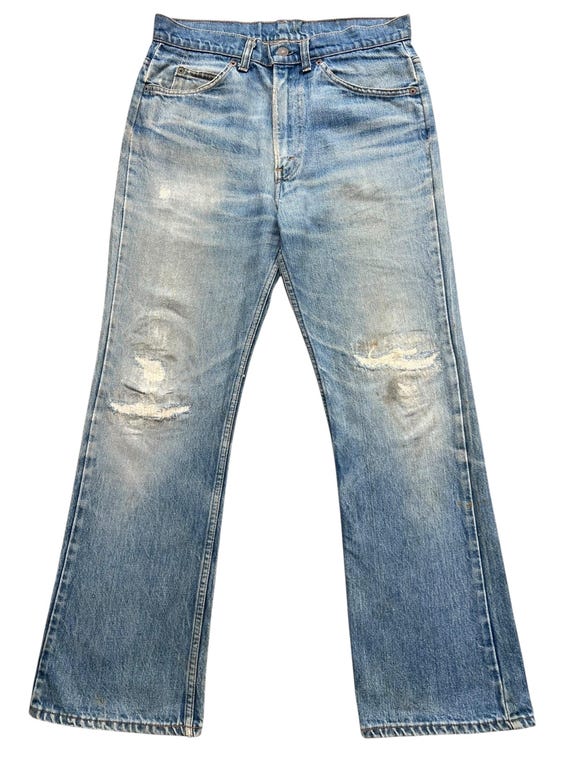 W32 Vintage 70s Levi's 517 USA Bootcut Denim Jeans Levis 517 Flare