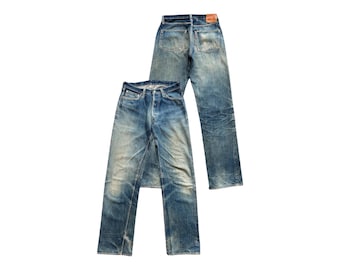 LEVI’S / 90's 702XX 140th selvedge denim Vintage 90s Levi's 702xx Selvedge Buckle Back Denim Jeans Levis