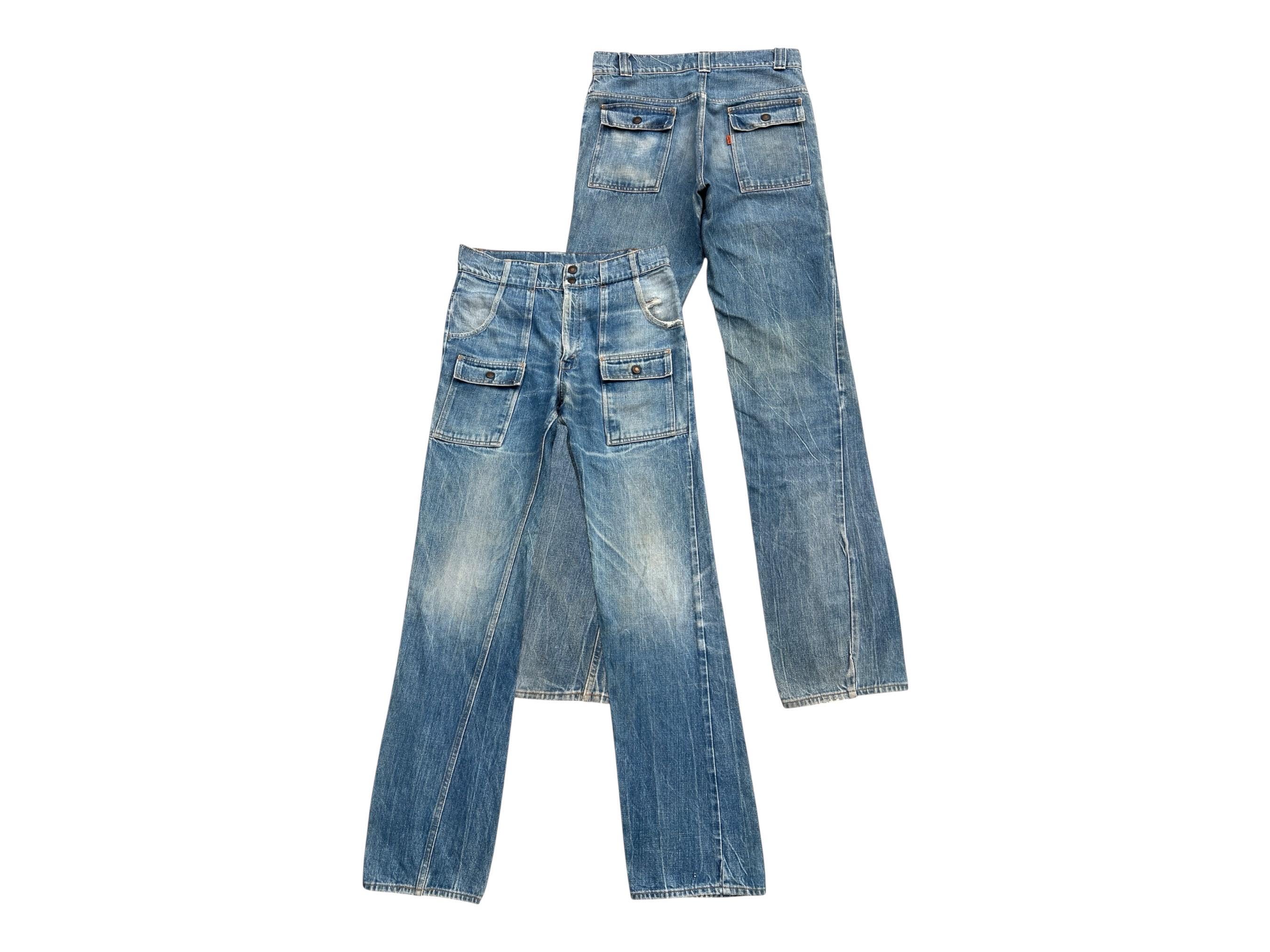 W34 Vintage 70s Levi's Bush Stonewash Denim Jeans Vintage 70s