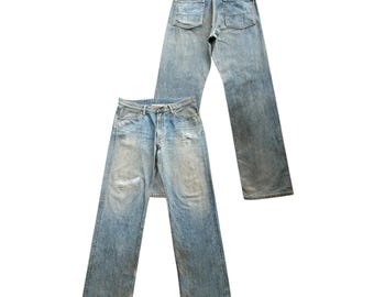 Vintage 90s Levi's 702xx Selvedge Buckle Back Denim Jeans Levis