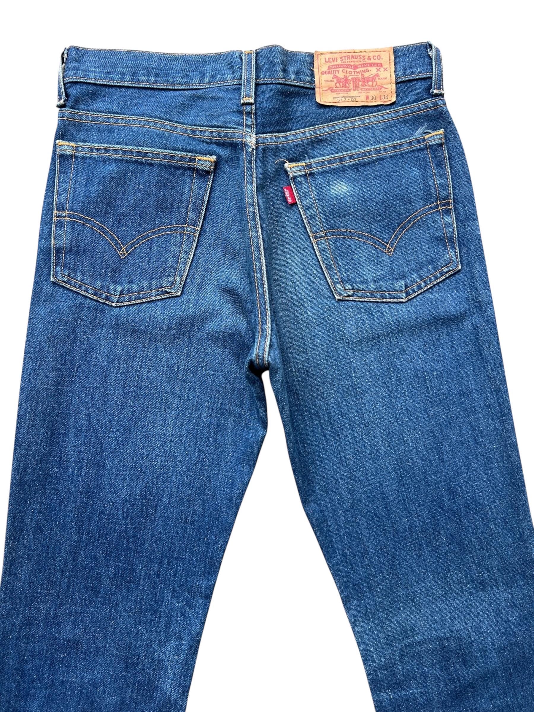 Vintage Levi's 517 Denim Orange Tab Jeans - W33 – The Era NYC Levi